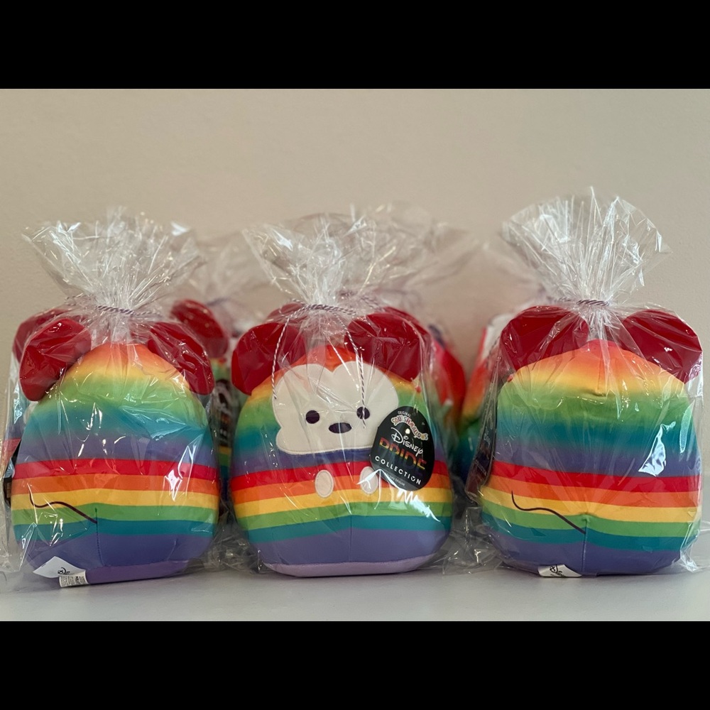 Kellytoy Squishmallows Disney Pride Collection: Mickey Pride 8 in